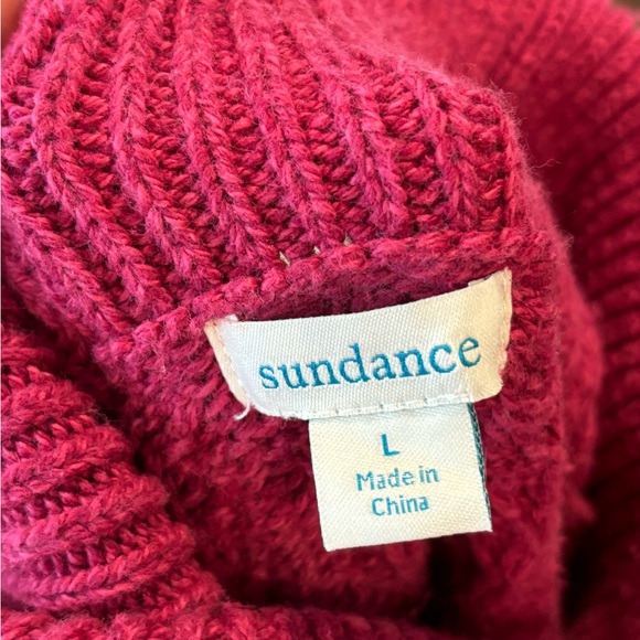 Sundance women’s raspberry tunic sweater, L - Picture 5 of 6